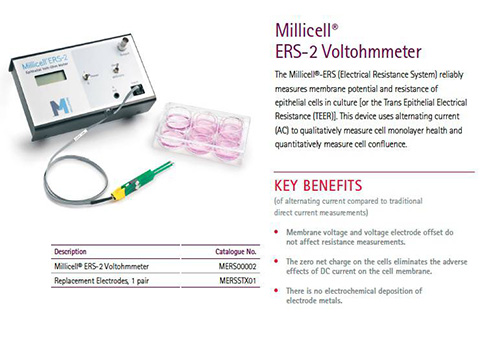 美國(guó) Millipore Millicell ERS-2細(xì)胞電阻儀