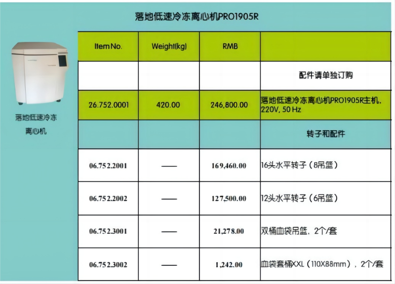 落地式低速冷凍離心機(jī)