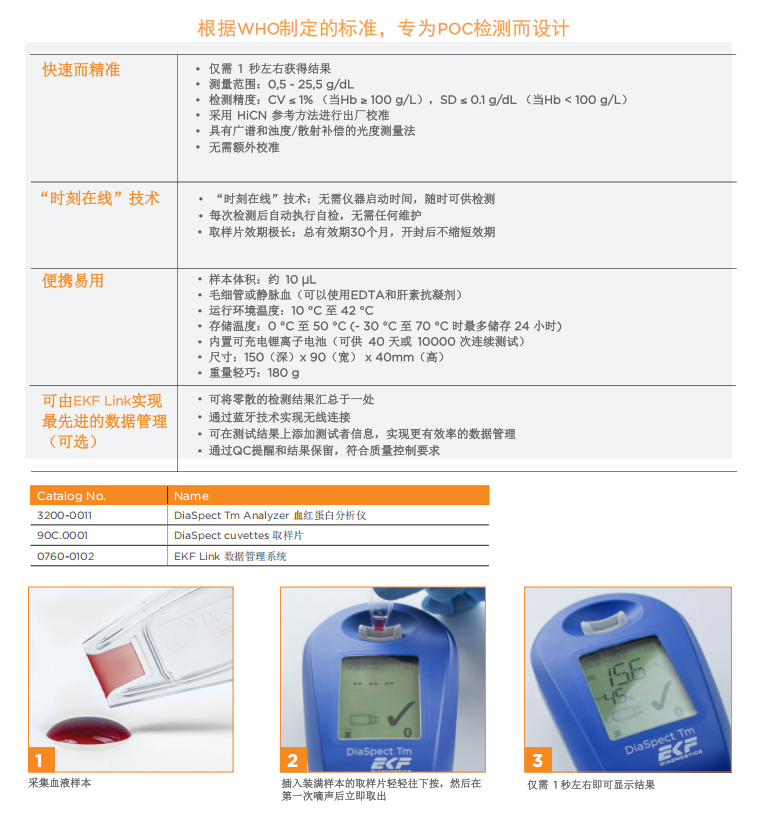 便攜式血紅蛋白分析儀器